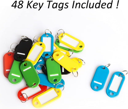 Key Cabinet Wall Mount,Locking Key Organizer,Key Storage Lock Box with Code,Key