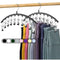 2 Pack Legging Organizer for Closet Metal Yoga Pants Hangers Each with 10 Clips