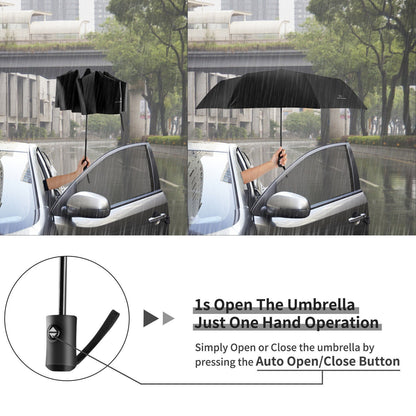 Automatic Umbrella Sun and Rain Anti-Uv Windproof 3 Folding Compact Umbrella HOT