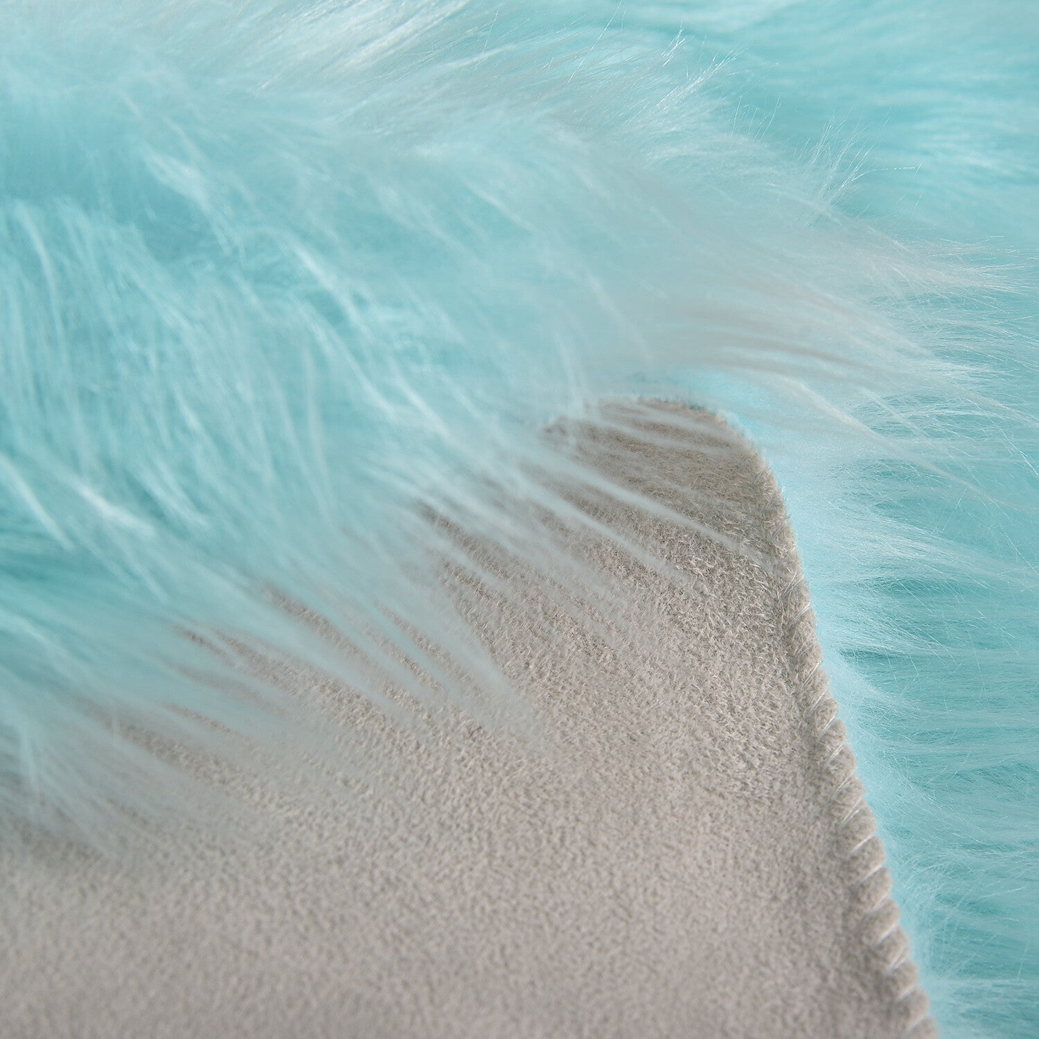 Faux Fur Sheepskin Fluffy Area Rugs round Shaggy Carpet for Bedroom Living Room