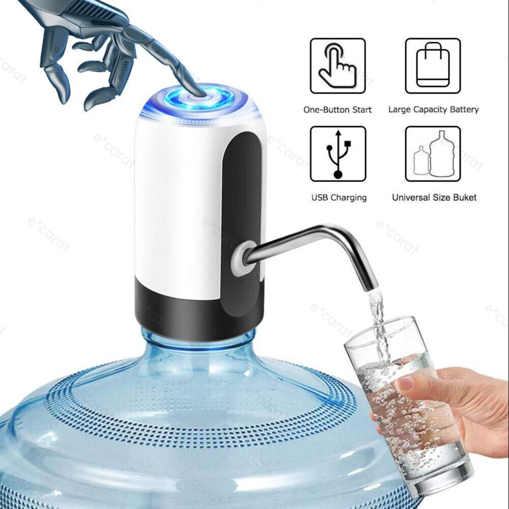 Water Bottle Switch Pump Electric Automatic Universal Dispenser 5 Gallon USB