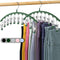 2 Pack Legging Organizer for Closet Metal Yoga Pants Hangers Each with 10 Clips