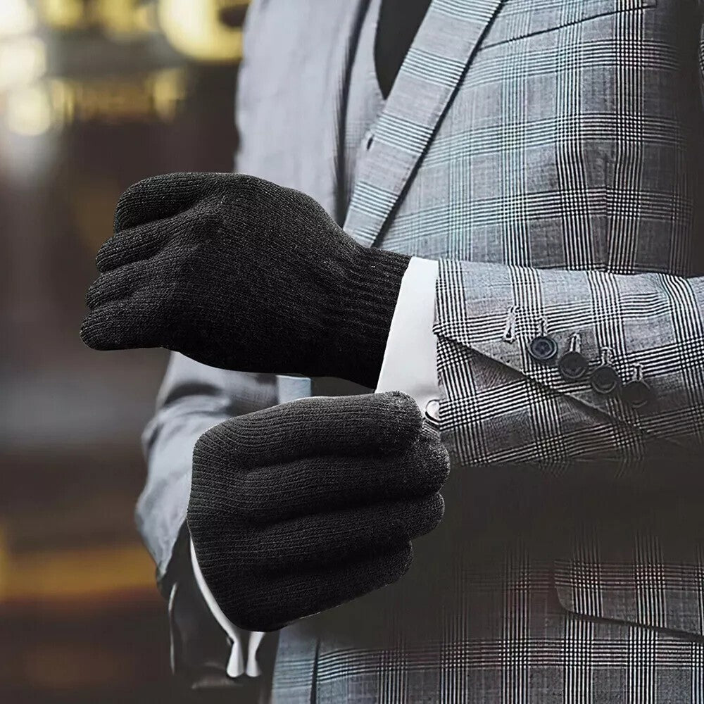 Heated Gloves Electric Rechargeable Battery Hand Warm Windproof Thermal Winter