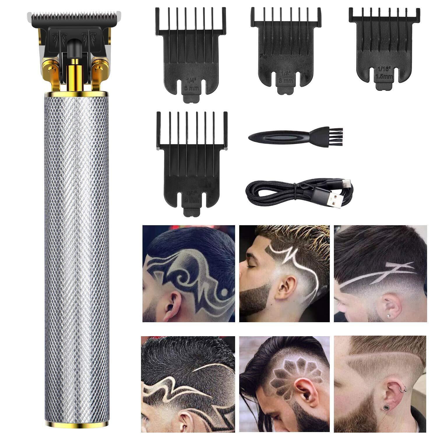 Barber Essential: Professional Cordless Hair Clippers & Beard Trimmer – Precision Shaver for Fades, Line-Ups & Home Cuts | TikTok Grooming Find