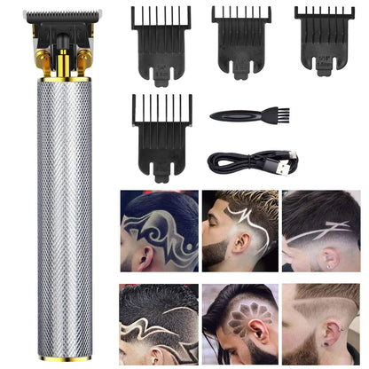 Barber Essential: Professional Cordless Hair Clippers & Beard Trimmer – Precision Shaver for Fades, Line-Ups & Home Cuts | TikTok Grooming Find