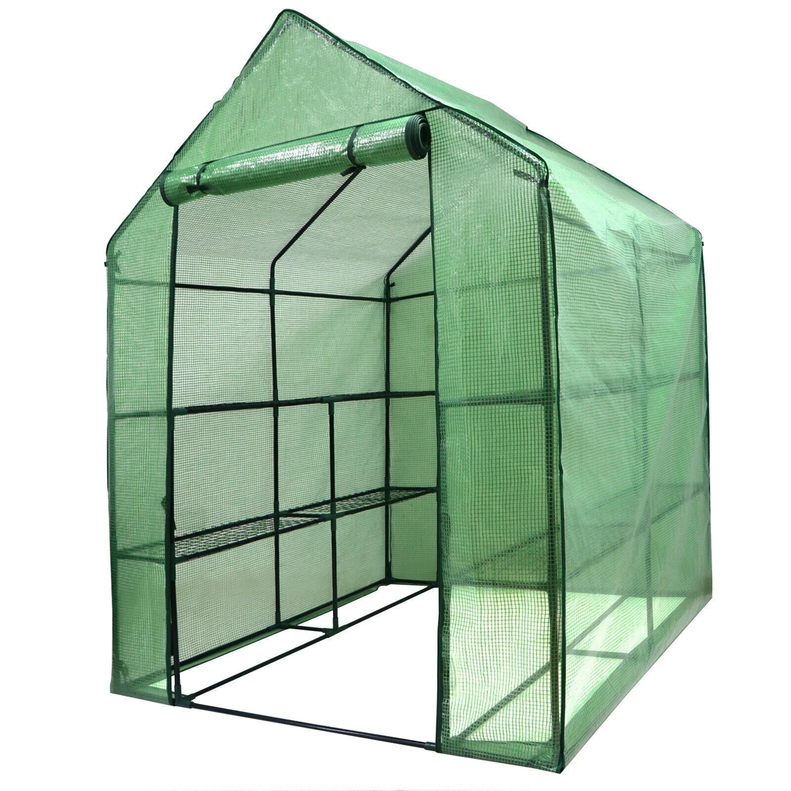 8 Shelves 3 Tiers Greenhouse Portable Mini Walk in Outdoor MINI Planter House