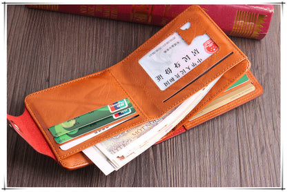 Men'S US 100 Dollar Bill Leather Wallets Bifold Photo Card Holder Handbag Clutch