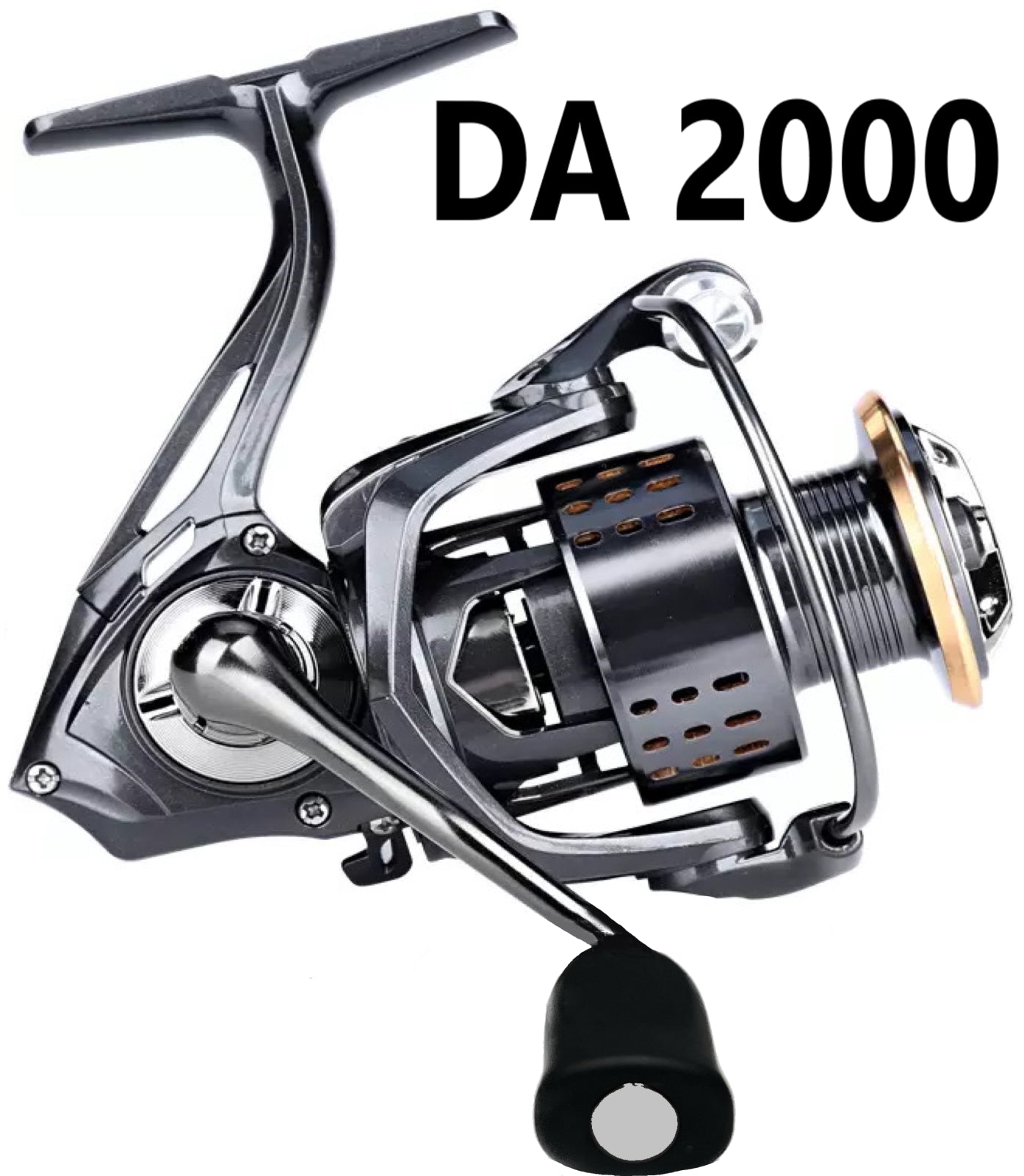 Precision Spinning Fishing Reel 5.2:1 Metal Spool Freshwater Saltwater Right/Left Hand | DEUKIO DA2000–DA7000 | Heavy Duty, High Drag, Smooth Casting