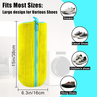 2Pcs Shoes Laundry Bag Shoe Washing Machine Cleaning Bag for Sneaker Tennis Shoe