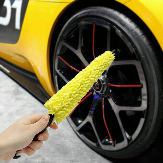 Car Detailing Cleaning Brush Polishing Pad Tire Rim Washing Scrub Wheel Cleaner