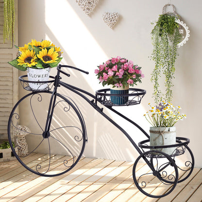 Thick Multi Tier Metal Plant Stand Display Bonsai Shelf Home Garden Patio Room