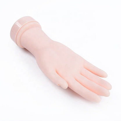 Nail Art Training Hand – Flexible & Movable Fake Hand for Manicure Practice, Perfect Nail Tech Tool for Acrylic, Gel & DIY Nail Designs!