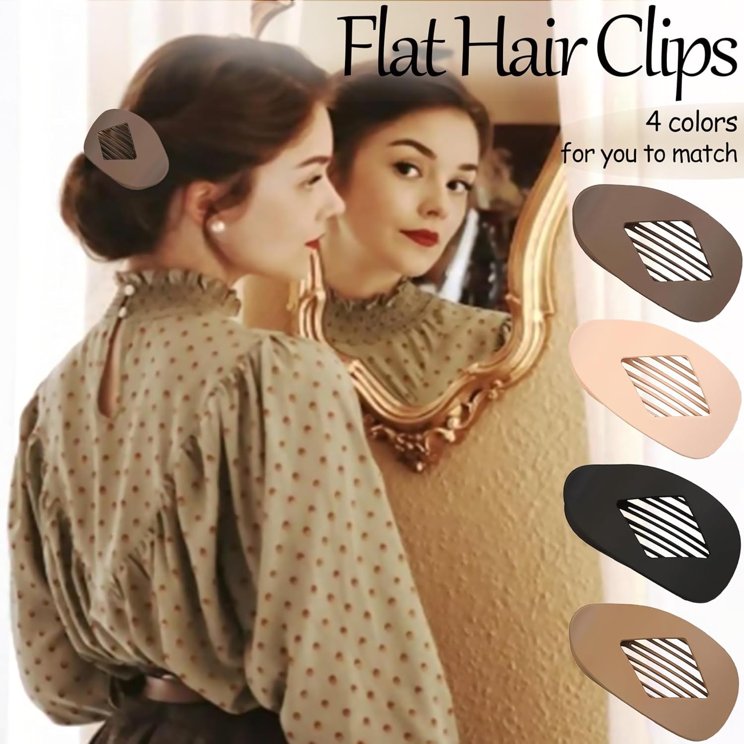 Simple Elegant Duckbill Hair Clip,Duckbill Hair Clips for Women, Strong No-Slip