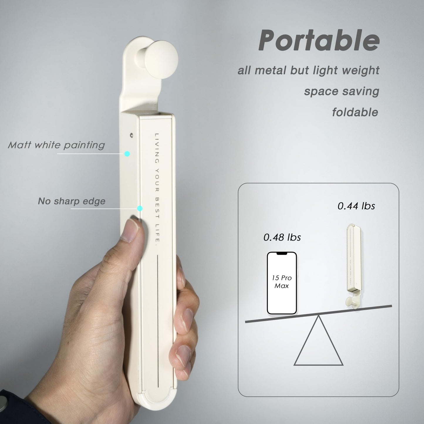 Folding Clothes Drying Rack with 3 Brackets for over the Door and Wall Mount,...