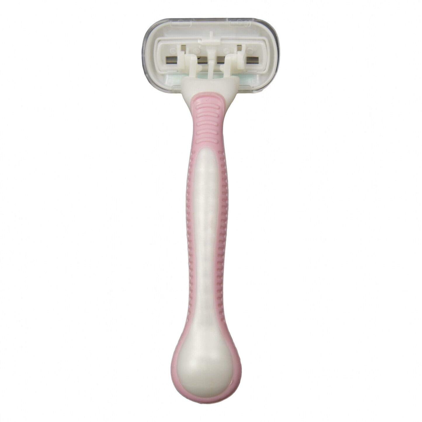 All Pure Womens 3 Blade Swivel Razor Pack 2 Pieces Lubricating Strip for Comfort