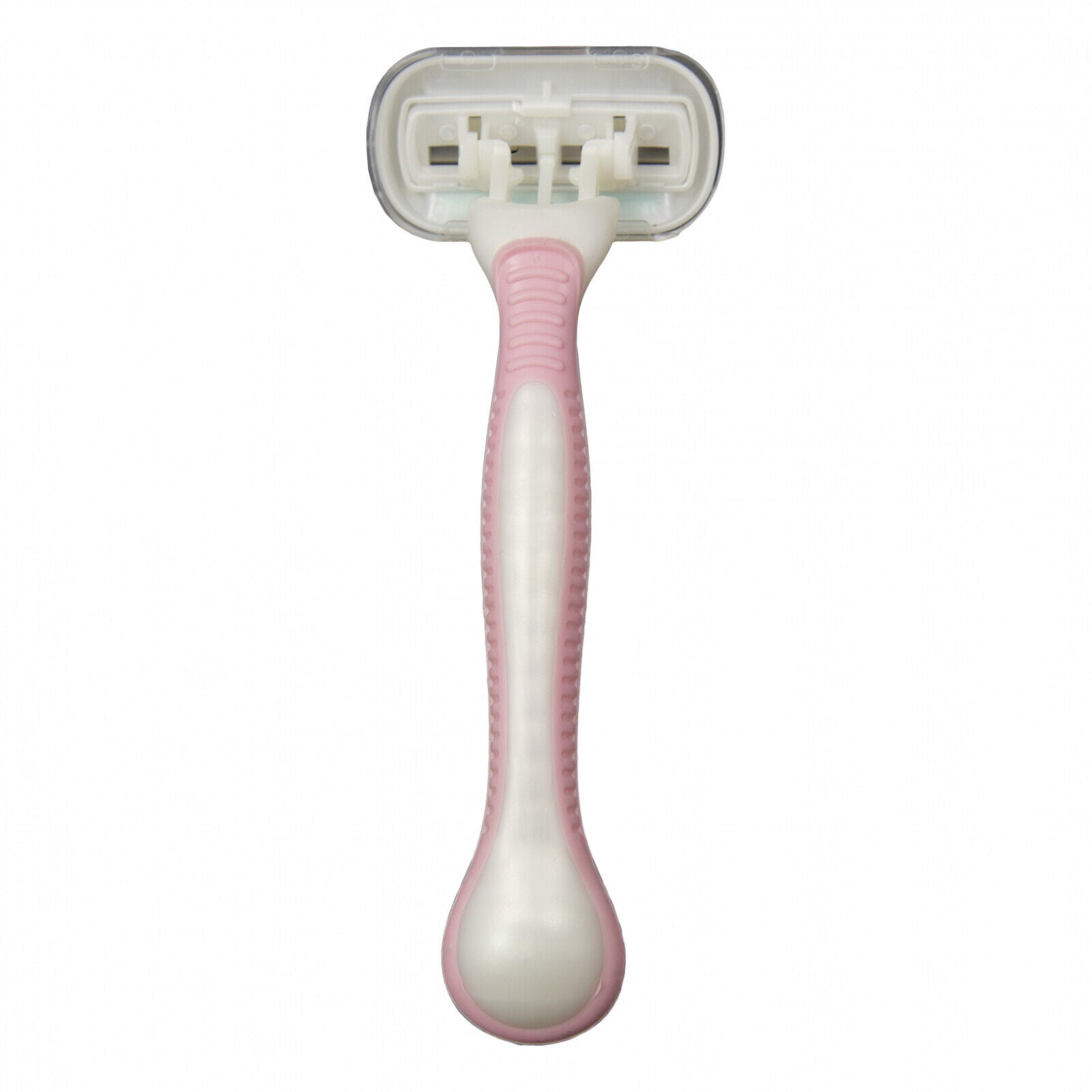 All Pure Womens 3 Blade Swivel Razor Pack 2 Pieces Lubricating Strip for Comfort