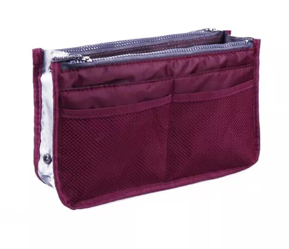 Women's Travel Purse Organizer Insert – Multi-Pocket Tote Handbag Liner for Easy Bag Swap, Lightweight Storage for Essentials, Makeup & Accessories