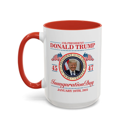 Donald Trump 45Th & 47Th President Inauguration Mug January 2025 Commemorative