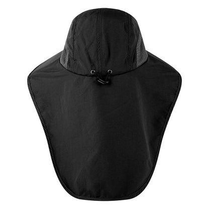 Wide Brim Sun Hat with Neck Flap UV Protection Hiking Fishing Cap Men Women US