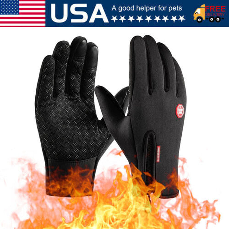 Thermal Windproof Waterproof Winter Gloves Touch Screen Warm Mittens – Insulated, Waterproof, and Touchscreen Compatible for Outdoor Activities