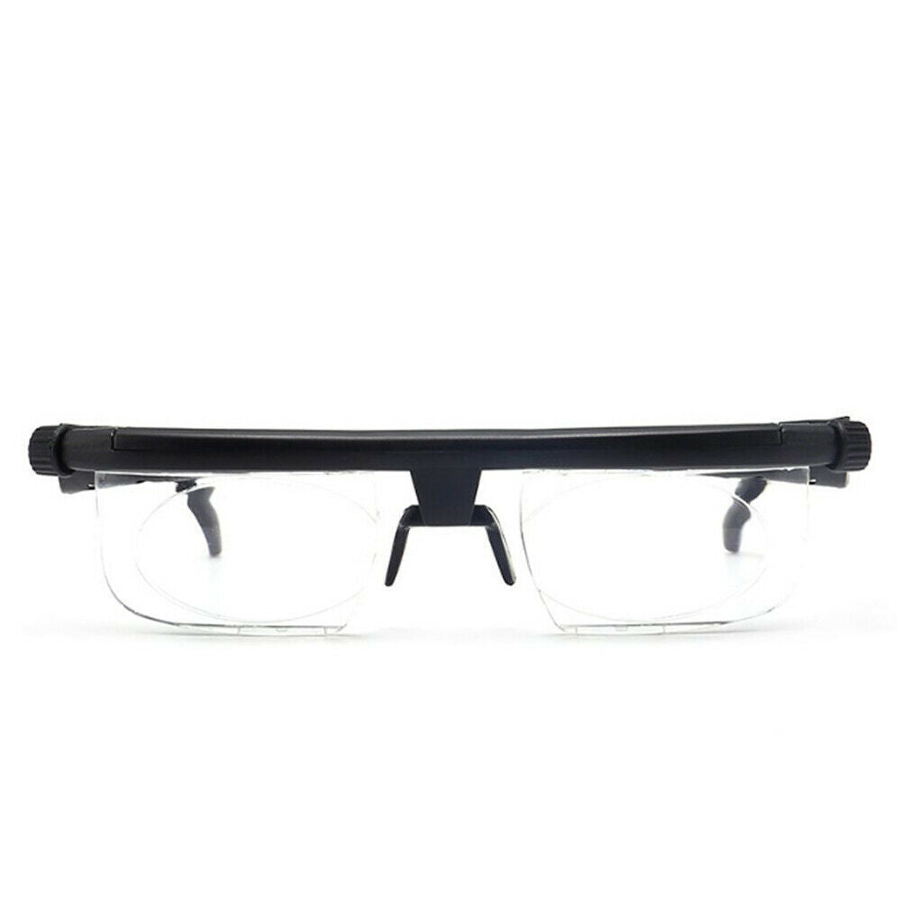 Adjustable Focus Reading Glasses, Variable Magnification Myopia Eyewear, Near to Far Vision, Lightweight Durable Frames, Scratch-Resistant