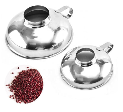 Stainless Steel Canning Funnel Set (2 Pc) – Wide Mouth Funnels for Mason Jars, Jam, Preserves & Kitchen Use | Durable, Rust-Resistant & Easy to Clean