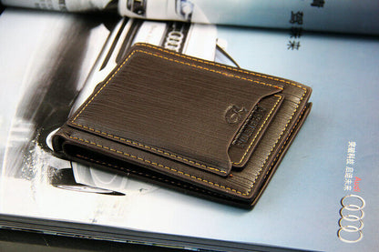 Men’s Fashion Bifold Leather Wallet – Slim ID & Credit Card Holder, Billfold Clutch Purse | Minimalist EDC Gift for Him