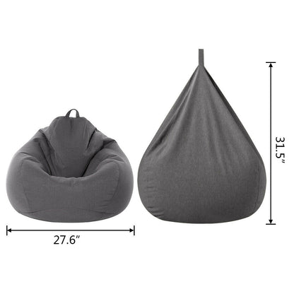 Large Bean Bag Chair Cover Indoor for Adults Kids Lazy Lounger Couch Sofa Cover