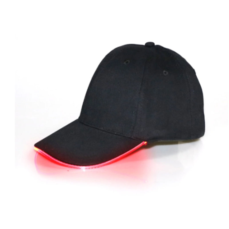 LED Lighted up Peaked Hat Glow Club Party Baseball Hip-Hop Adjustable Sports Cap