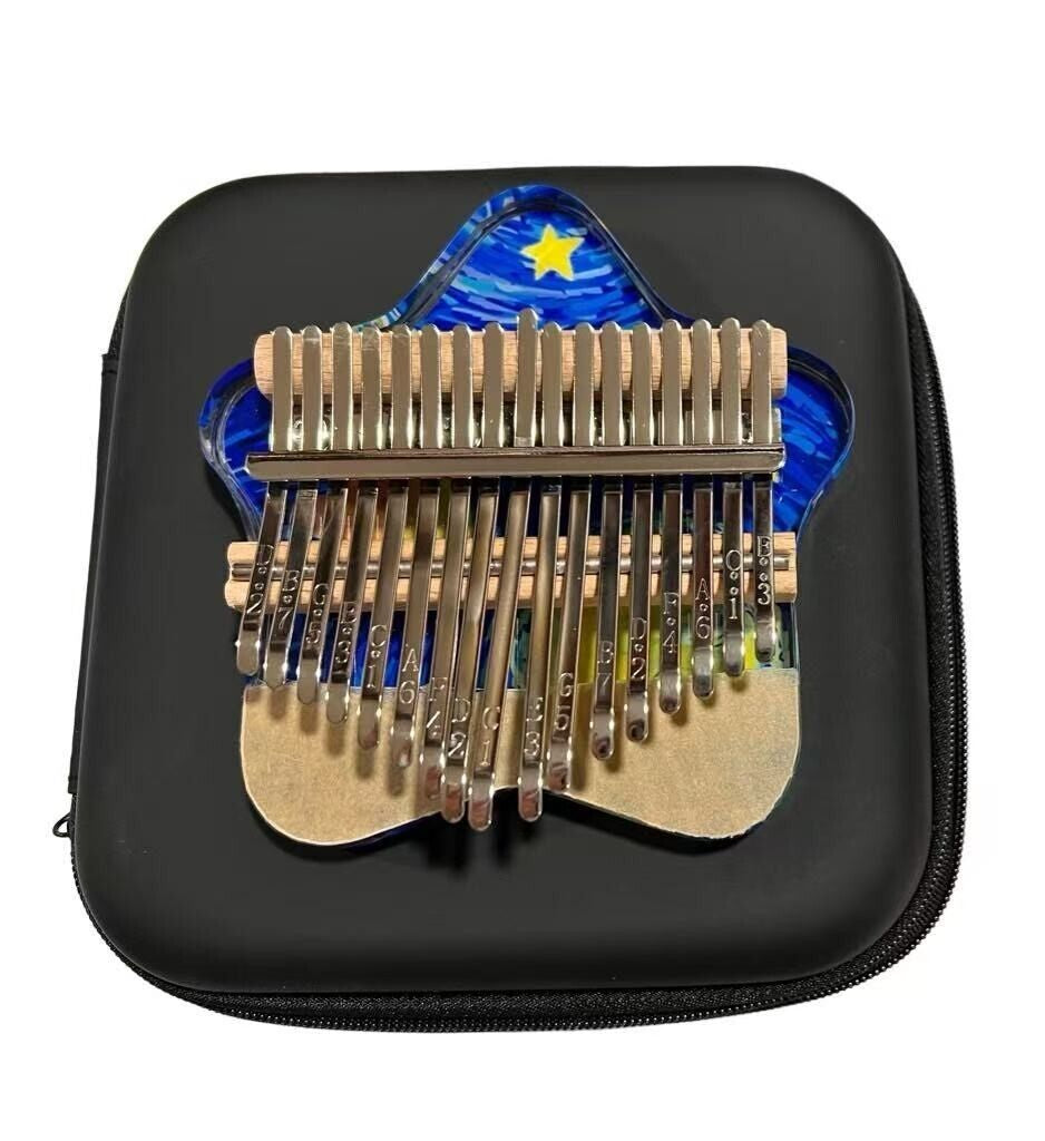 17-Key Kalimba Thumb Piano – Easy-to-Play Mbira for Beginners, Adults & Kids | Relaxing Aesthetic Gift Idea