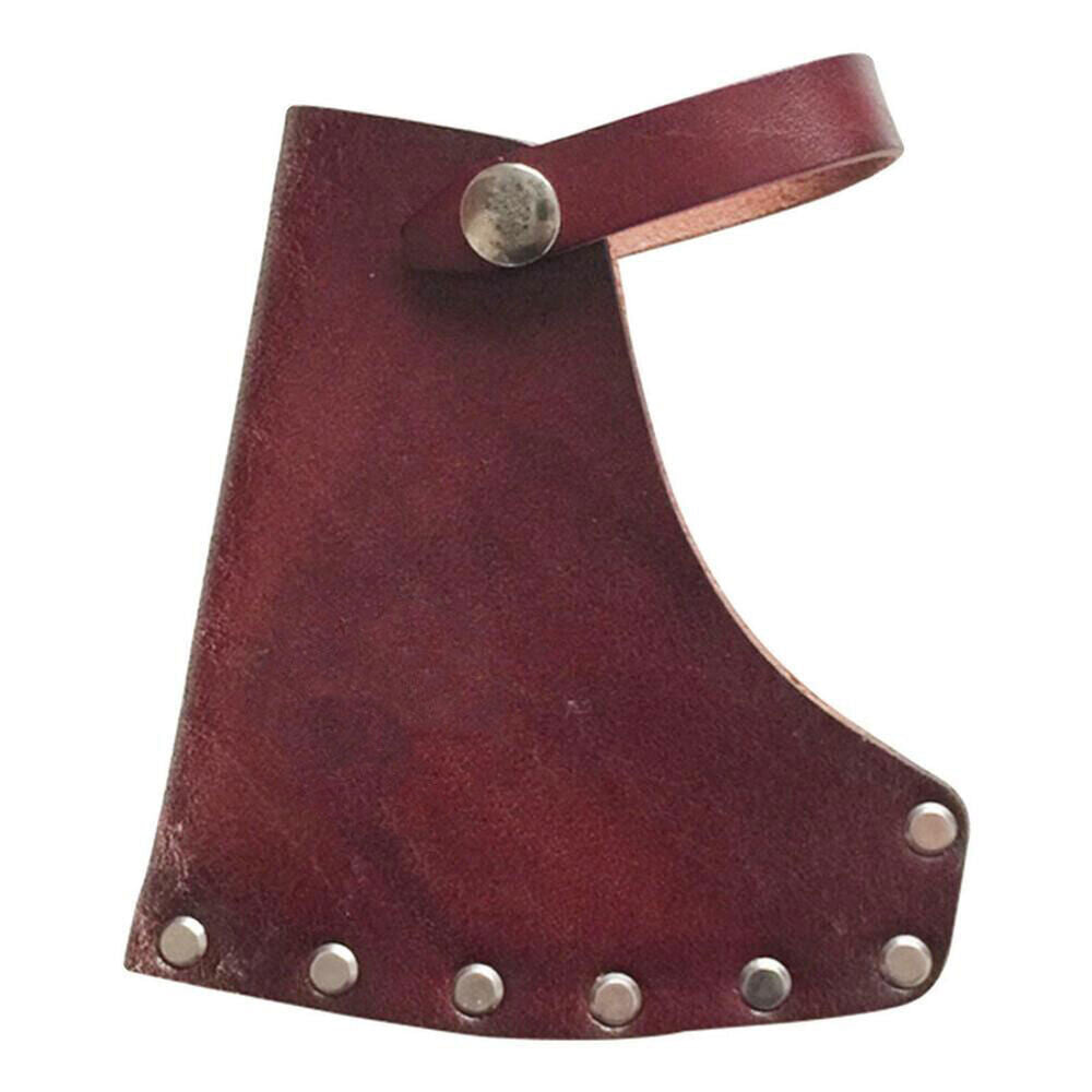 1Pc Leather Axe Holder Hatchet Lanyard Blade Sheath Head Cover Protector USA