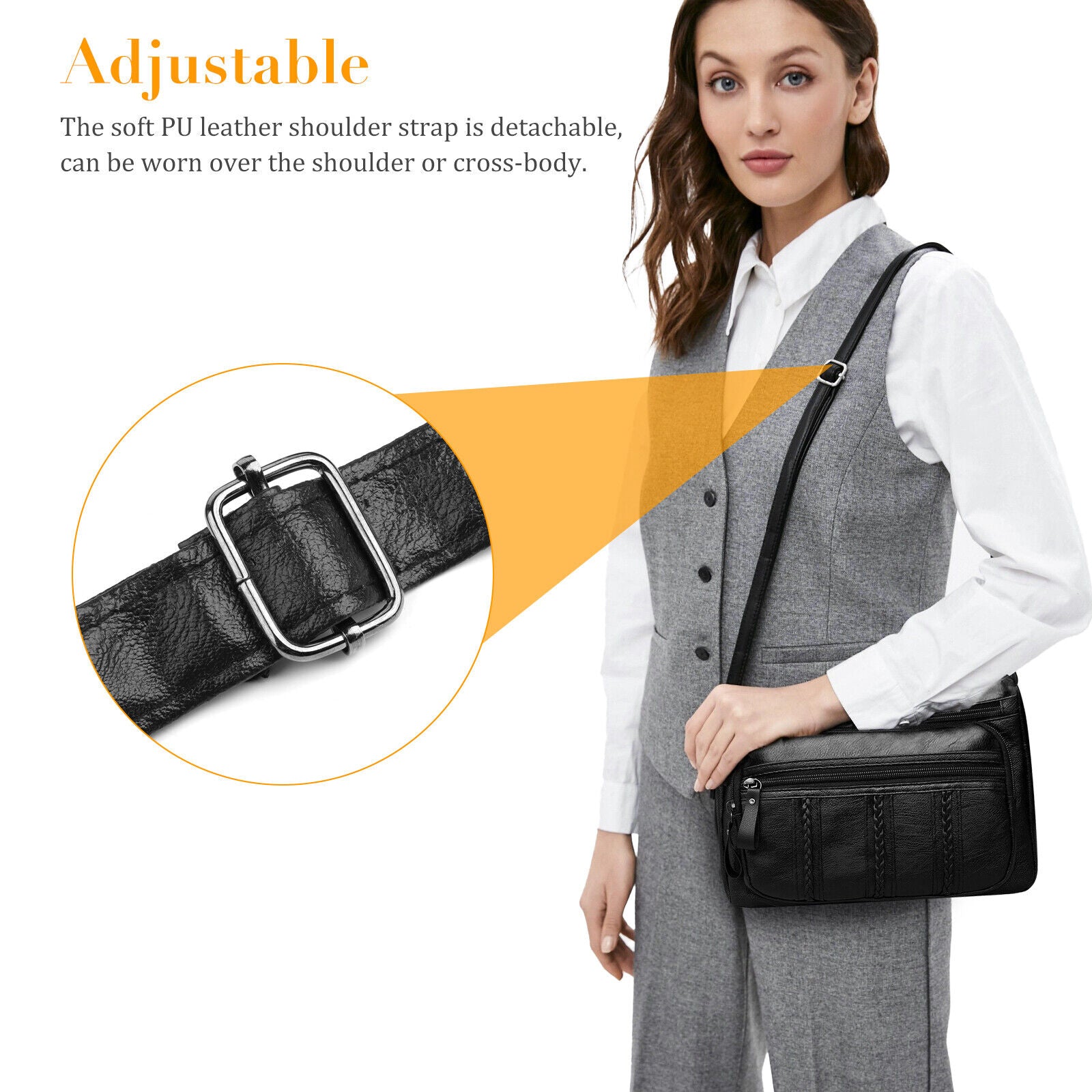 Women’s Crossbody Phone Purse – Large Wallet Shoulder Bag & Pouch in One | Holds Phone, Cards, Cash | TikTok Viral Everyday Bag for On-the-Go Style
