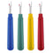 4PC Seam Ripper Tool Set – Sharp Sewing Stitch Remover for Quilting, Embroidery, Hemming, Buttonholes – Ergonomic Grip, Safety Cap, Precision Blade