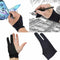 Artist Drawing Glove for Graphic Tablet – 2-Finger Anti-Fouling Glove for Smooth Digital Art, Smudge-Free Sketching, Comfortable Fit, Right & Left-Hand Use