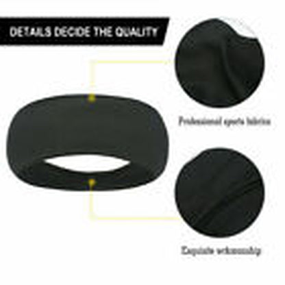 Sweatbands Sports Headband for Men & Women – Moisture-Wicking, Quick-Dry, Stretchy & Soft – Perfect for Gym, Running, Yoga, Basketball & More