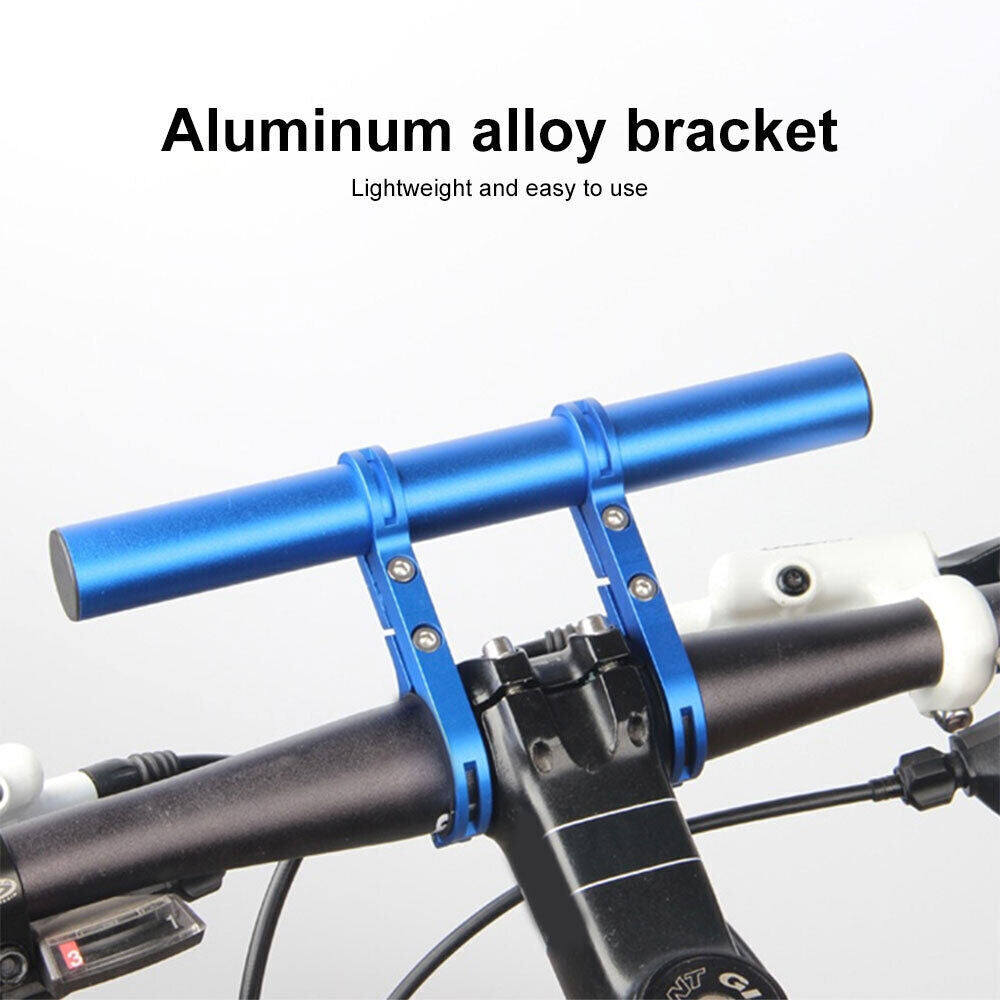 Bike Handlebar Extender Extension Bicycle Headlight GPS Holder Mount Bracket