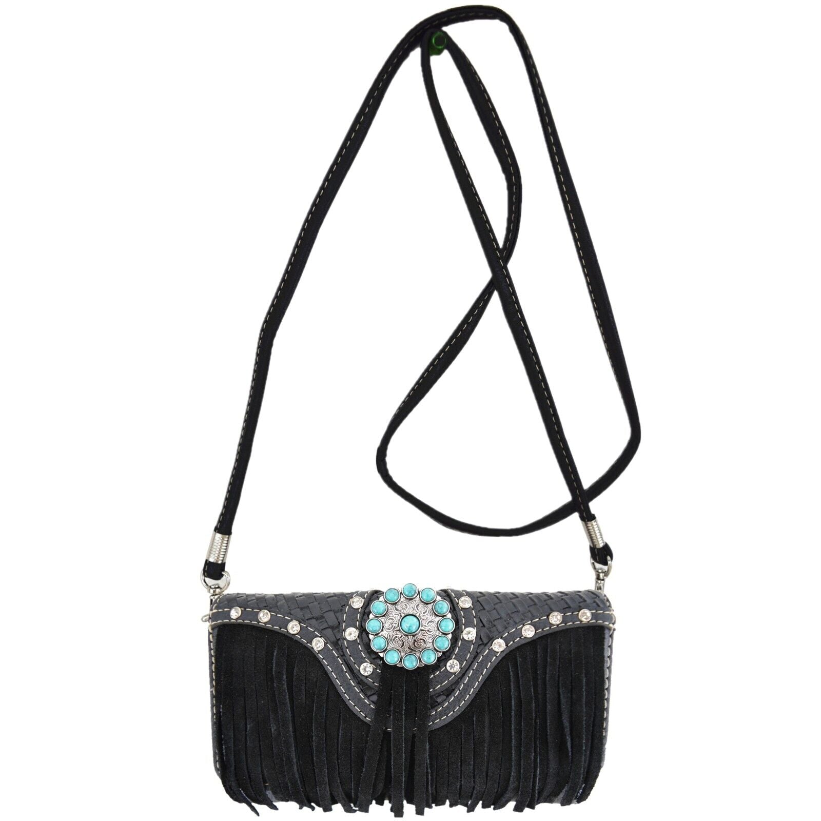 Western Style Purse & Wallet Set –Vegan Leather Shoulder Bag with Concealed Carry Pocket, Phone Pocket & Adjustable Strap –Trendy & Functional Handbag