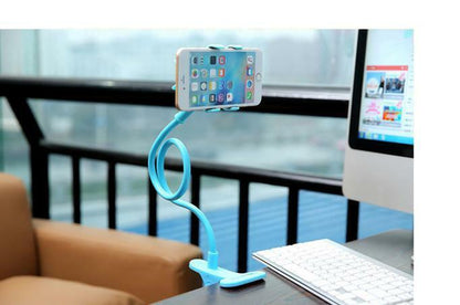 Universal Gooseneck Phone Holder - Flexible 360° Bed, Desk, or Table Clip Stand for Hands-Free Movies, Videos, & Music, Adjustable & Durable Design