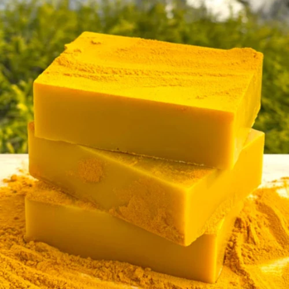 2-Pack Turmeric Glow Soap Bar - Lemon & Kojic Acid, Removing Dark Spots