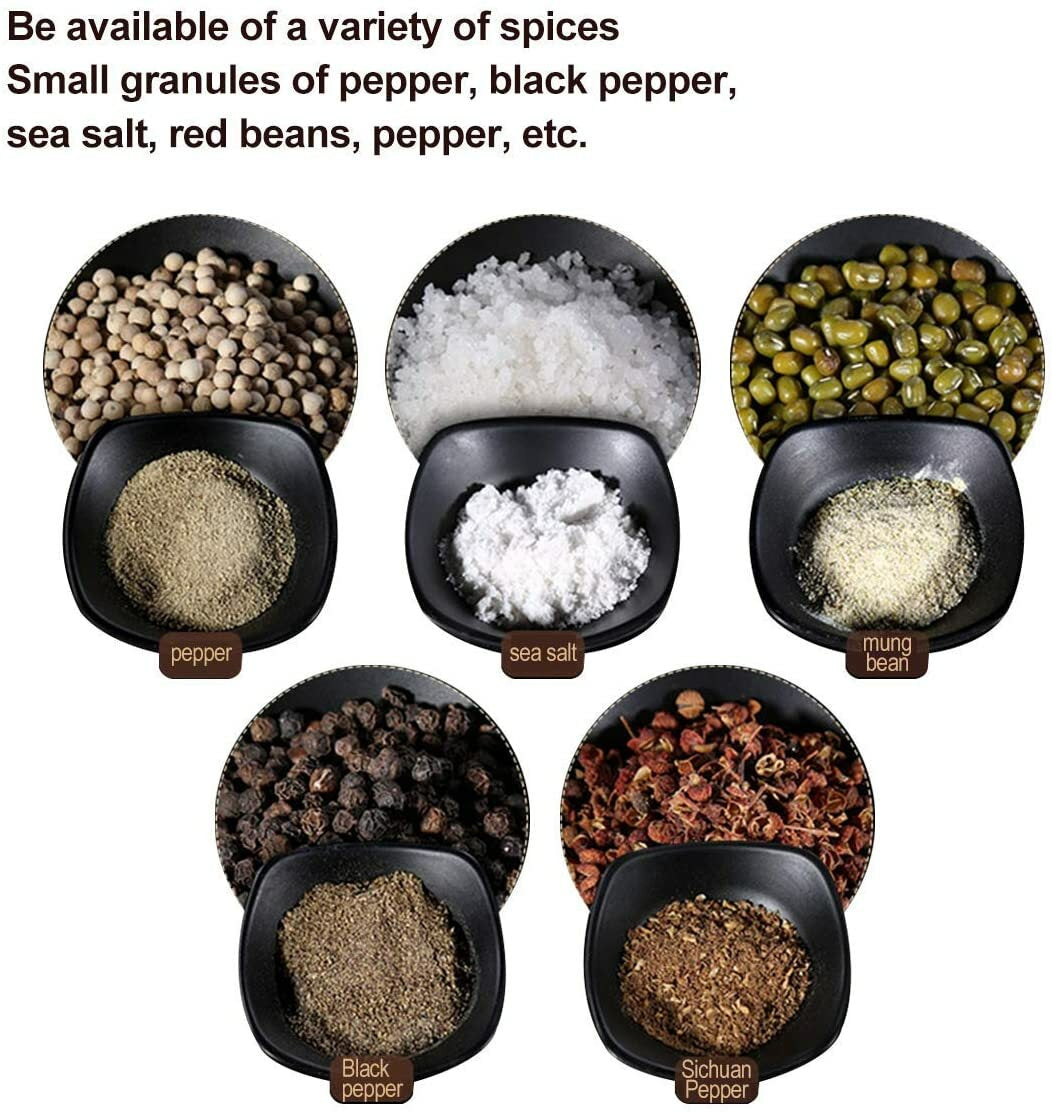 Salt and Pepper Grinder Electric Pepper Mill Stainless Steel Gravity Induction