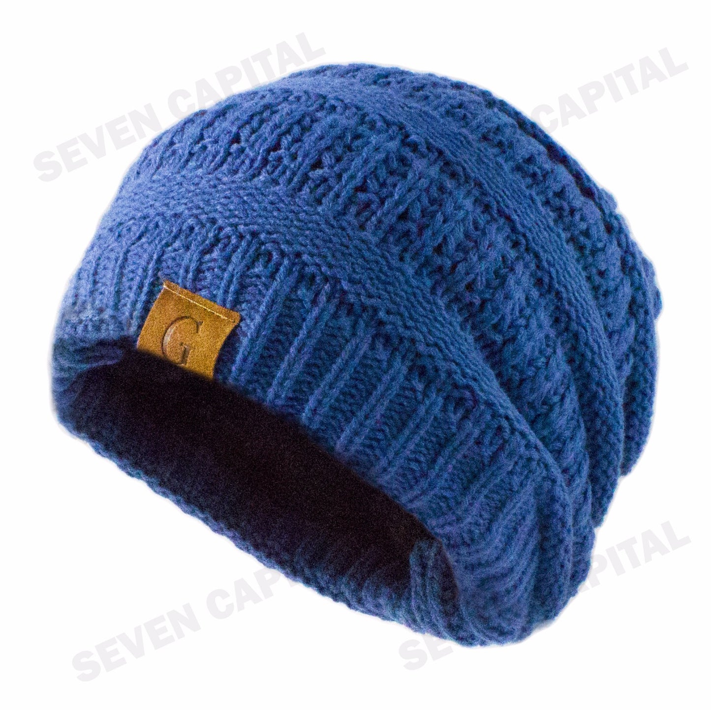 Women'S Men Knit Slouchy Baggy Beanie Oversize Winter Hat Ski Fleece Slouchy Cap