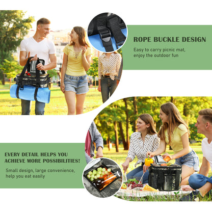 Tirrinia Large Insulated Cooler Bag - Outdoor Leakproof Cooler Tote for Men