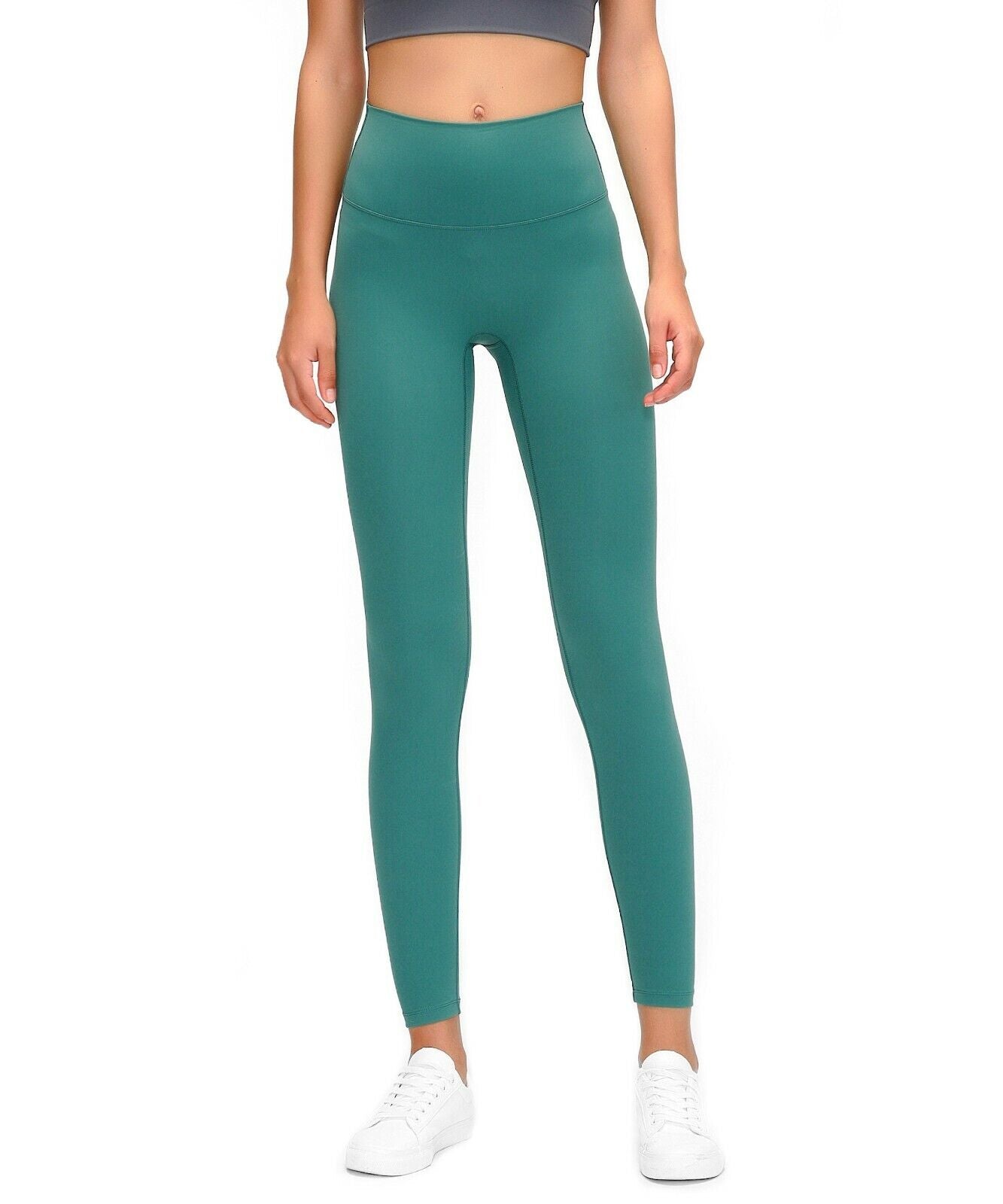 Ultra-Soft High Waisted Women’s Leggings - Seamless 7/8 Stretch Fit, Slim Tummy Control, Non-See-Through for Yoga, Sports, Everyday Comfort