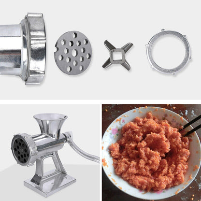 Heavy Duty Meat Grinder Mincer Stuffer Manual Sausage Filler Sauce Maker Machine