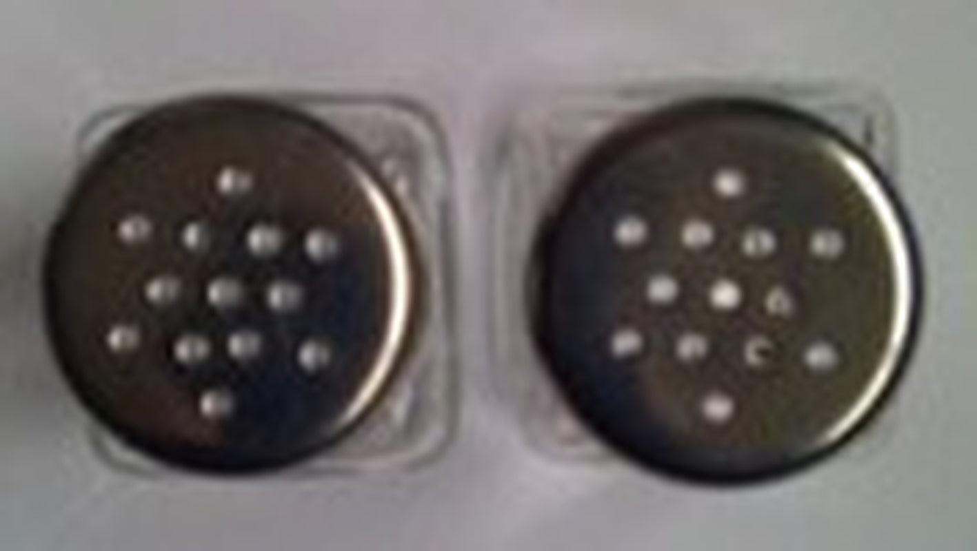 Glass Salt and Pepper Shaker 2 Shaker Set USA SELLER Restaurant Quality