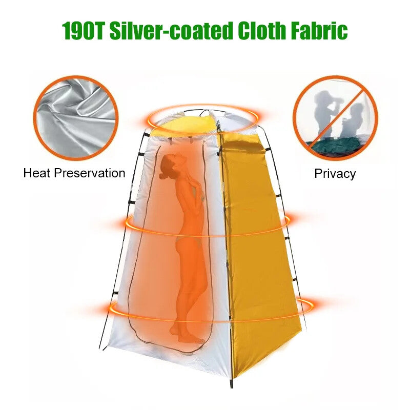 Pop up Shower Tent Outdoor Camp Tent Privacy Shower Toilet Changing Hiking
