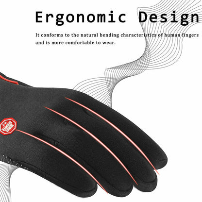 Winter Touch Screen Warm Cycling Gloves Premium Thermal Windproof Work Gloves