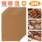5Pcs BBQ Copper Grill Mats Non-Stick Easy to Cut Oven Sheet Liner Cooking Baking