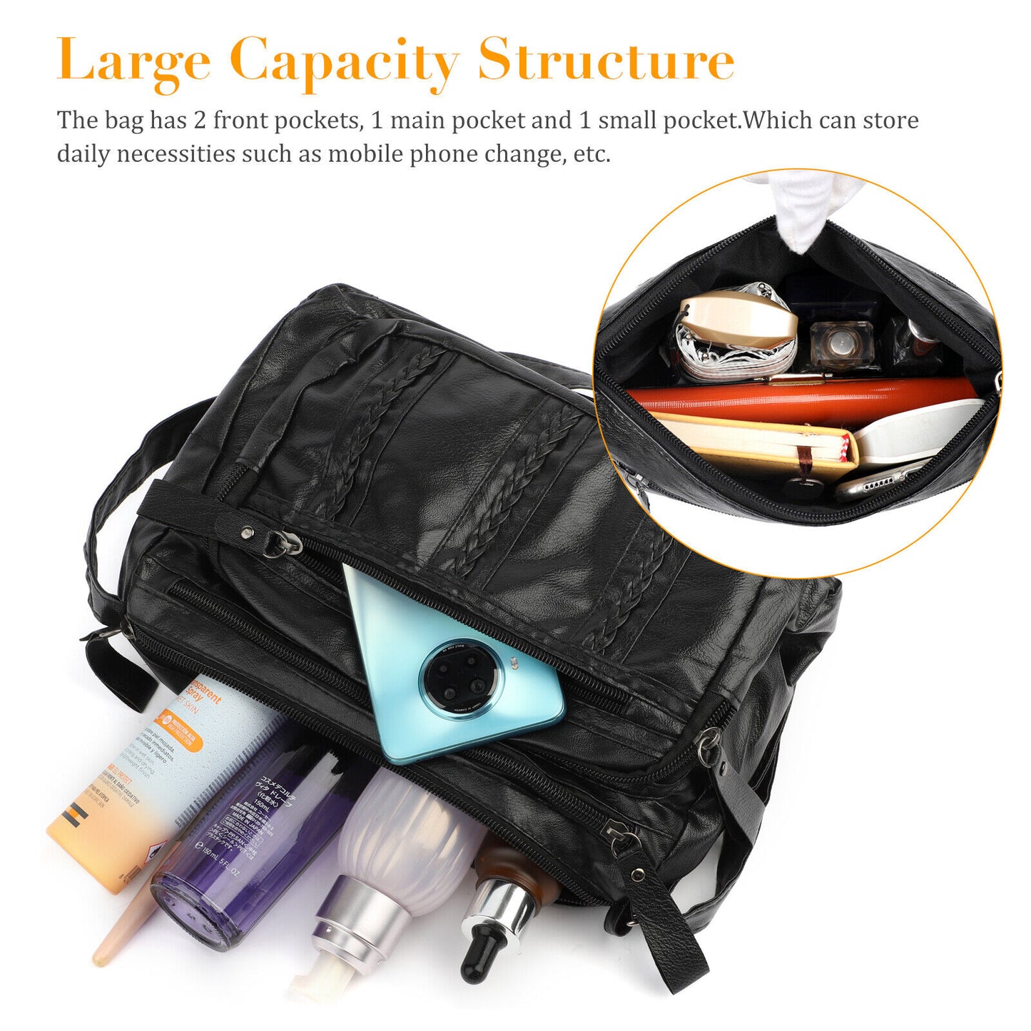 Women’s Crossbody Phone Purse – Large Wallet Shoulder Bag & Pouch in One | Holds Phone, Cards, Cash | TikTok Viral Everyday Bag for On-the-Go Style