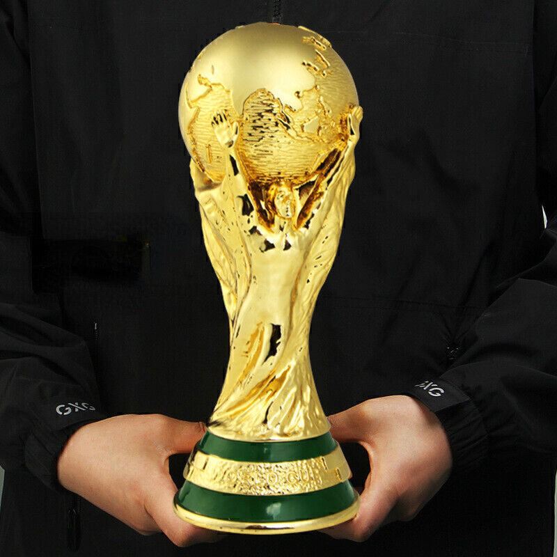 world cup trophy, World Cup Soccer Trophy 2022 Replica – 36cm Resin Football Champion Award, Fan Collectible, Perfect for Display & Gifts